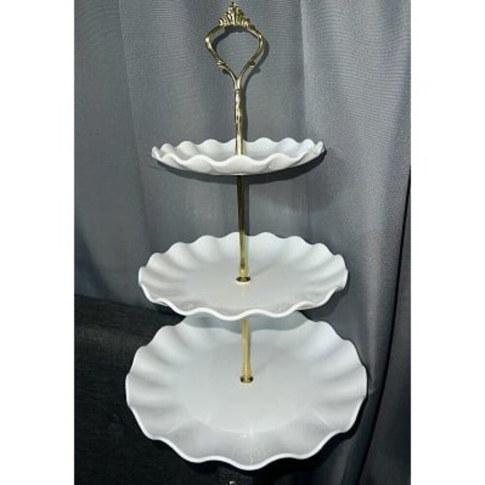 New 3 Tier Cupcake Stand Holder, Plastic Cup Cake Stand Towel